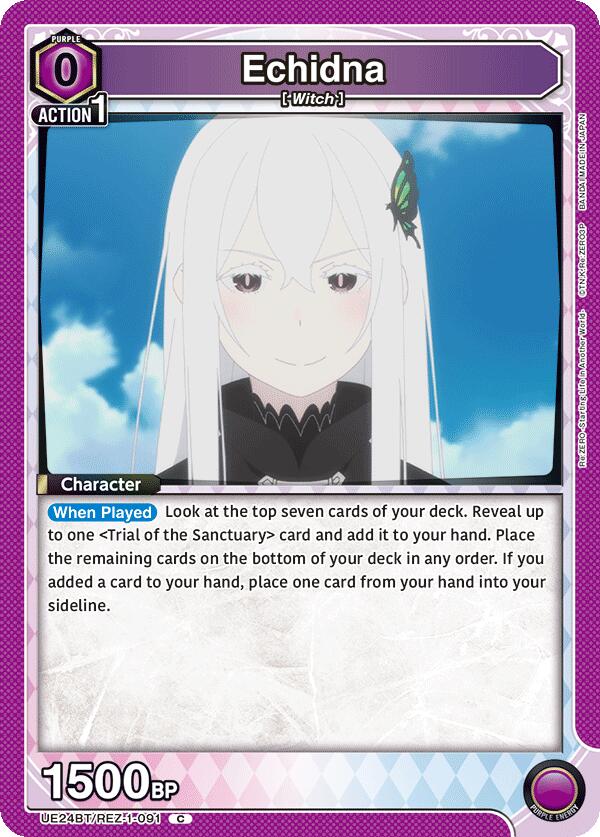 Echidna (091), UE24BT: Re:ZERO -Starting Life in Another World- UE24BT/REZ-1-091