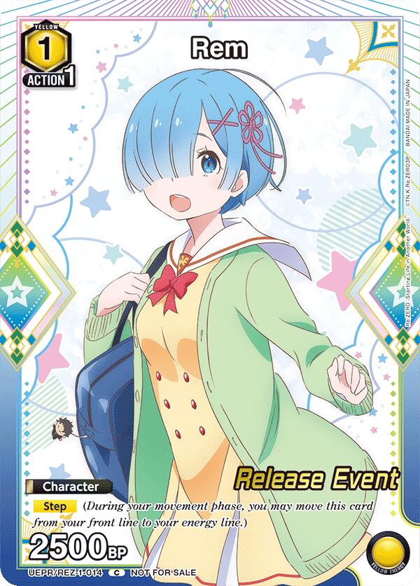 Rem (014) (Release Event Participation), UE24BT: Re:ZERO -Starting Life in Another World- Release Event Cards UEPR/REZ-1-014