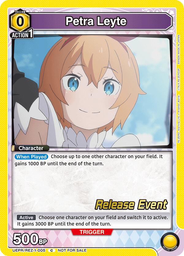 Petra Leyte, UE24BT: Re:ZERO -Starting Life in Another World- Release Event Cards UEPR/REZ-1-005