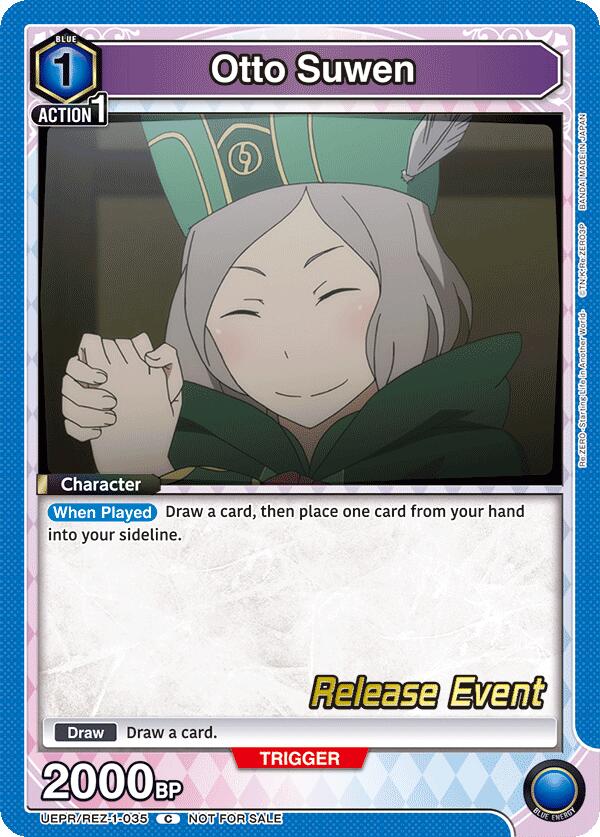 Otto Suwen, UE24BT: Re:ZERO -Starting Life in Another World- Release Event Cards UEPR/REZ-1-035