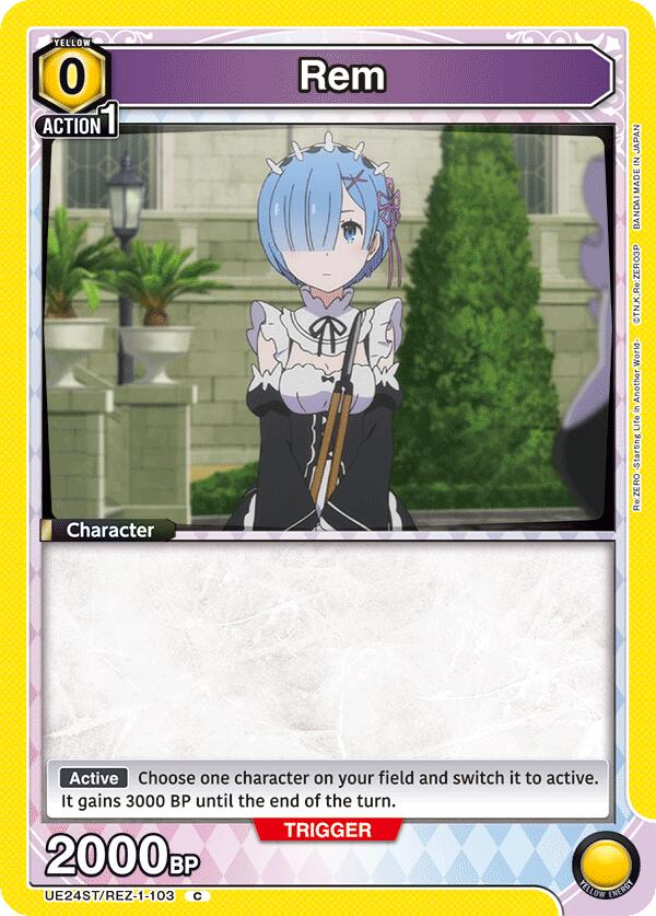 Rem (103), UE24ST: Re:ZERO -Starting Life in Another World- Starter Deck UE24ST/REZ-1-103