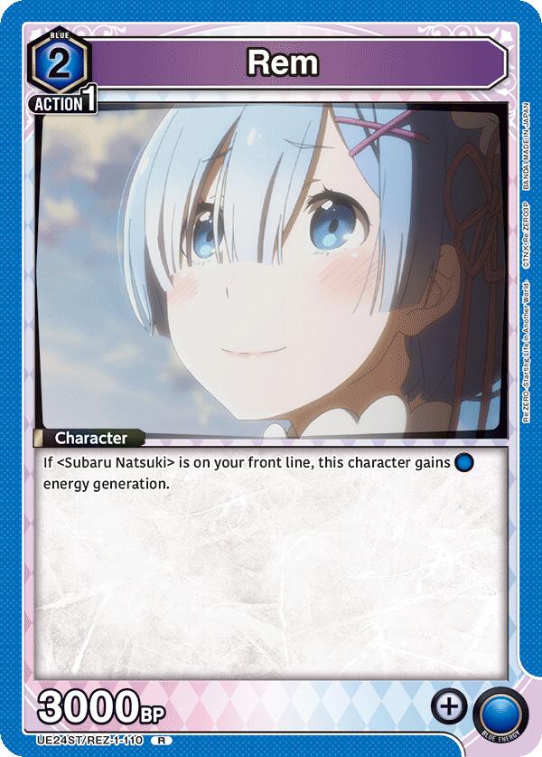 Rem (110), UE24ST: Re:ZERO -Starting Life in Another World- Starter Deck UE24ST/REZ-1-110