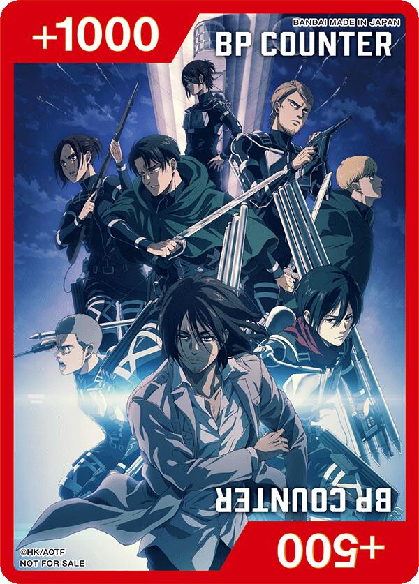 BP Counter (Attack on Titan), Union Arena Promotion Cards #721323