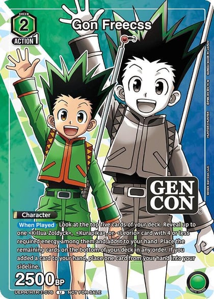Gon Freecss (Gen Con 2024 Promo), Union Arena Promotion Cards UEPR/HTR-1-076