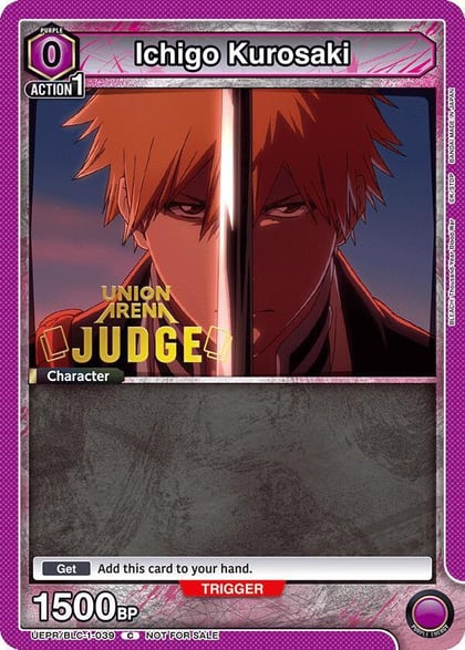 Ichigo Kurosaki (039) (Judge Pack), Union Arena Promotion Cards UEPR/BLC-1-039