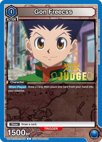 Gon Freecss (005) (Judge Pack), Union Arena Promotion Cards UEPR/HTR-1-005