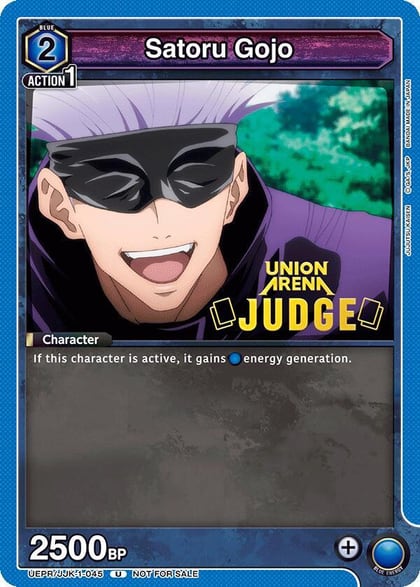 Satoru Gojo (Judge Pack), Union Arena Promotion Cards UEPR/JJK-1-045