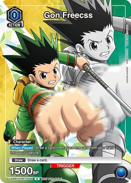Gon Freecss (005), Union Arena Promotion Cards UEPR/HTR-1-005