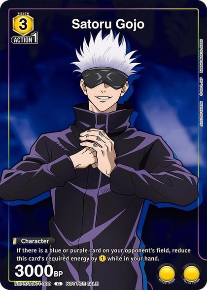 Satoru Gojo, Union Arena Promotion Cards UEPR/JJK-1-009