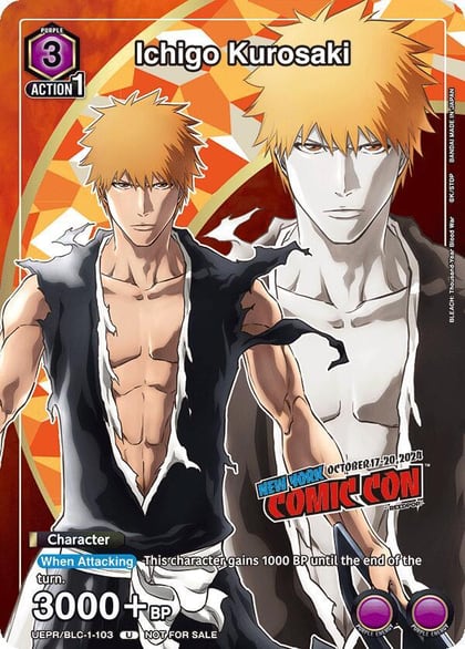 Ichigo Kurosaki (New York Comic Con 2024), Union Arena Promotion Cards UEPR/BLC-1-103