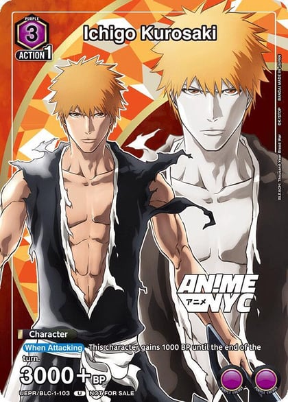 Ichigo Kurosaki (Anime NYC), Union Arena Promotion Cards UEPR/BLC-1-103