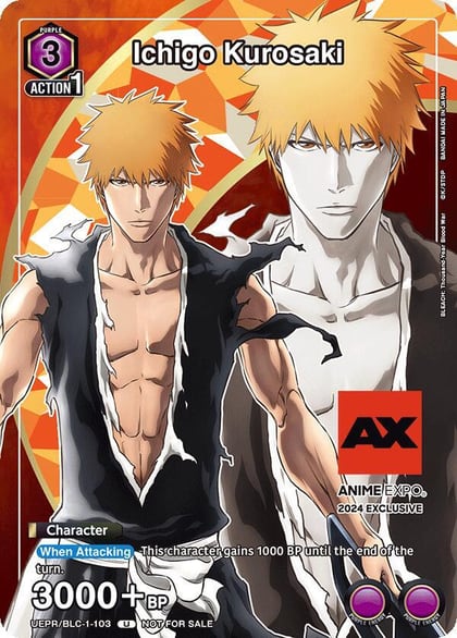 Ichigo Kurosaki (Anime Expo 2024), Union Arena Promotion Cards UEPR/BLC-1-103