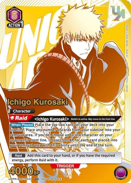Ichigo Kurosaki (041), Union Arena Promotion Cards UEPR/BLC-1-041