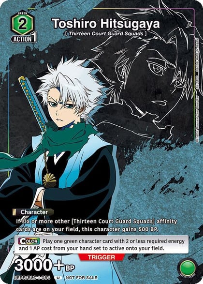 Toshiro Hitsugaya (084), Union Arena Promotion Cards UEPR/BLC-1-084