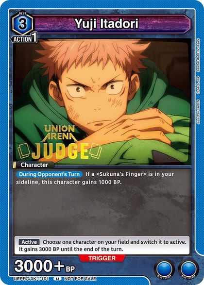 Yuji Itadori (101) (Judge Pack), Union Arena Promotion Cards UEPR/JJK-1-101