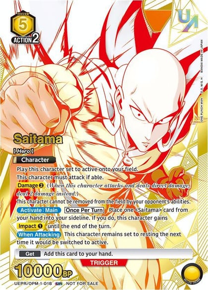 Saitama (018), Union Arena Promotion Cards UEPR/OPM-1-018
