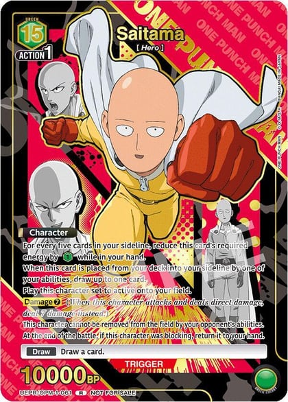 Saitama (061) (Gold), Union Arena Promotion Cards UEPR/OPM-1-061