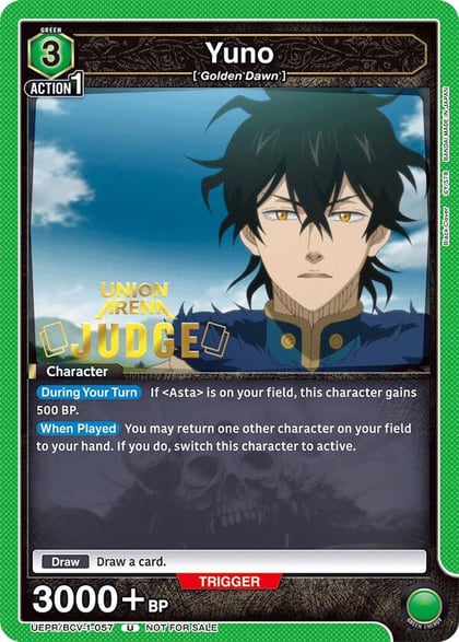 Yuno (Judge Pack), Union Arena Promotion Cards UEPR/BCV-1-057