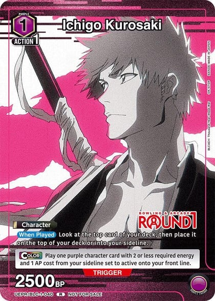 Ichigo Kurosaki (Round1 Bowling & Arcade), Union Arena Promotion Cards UEPR/BLC-1-040
