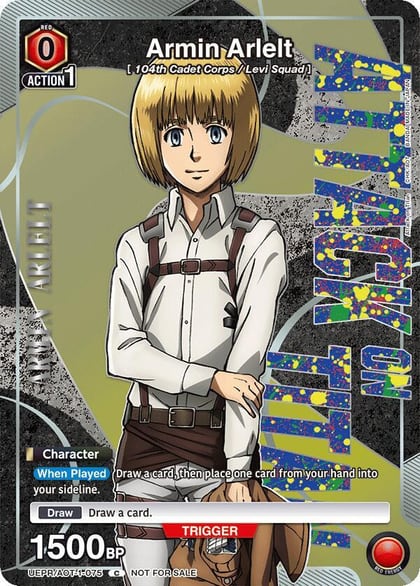 Armin Arlelt, Union Arena Promotion Cards UEPR/AOT-1-075