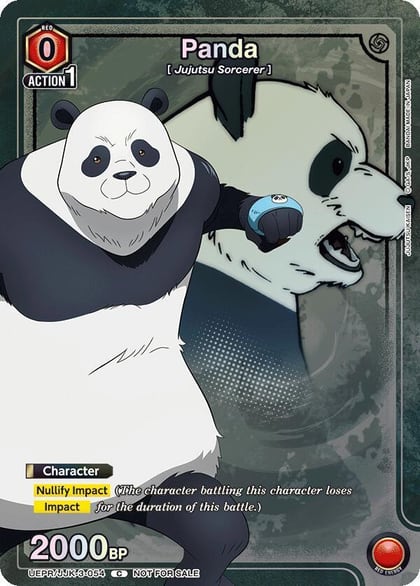 Panda, Union Arena Promotion Cards UEPR/JJK-3-054