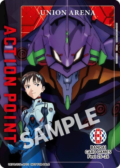 Action Point Card (Evangelion: New Theatrical Edition) (Bandai Card Games Fest 25-26), Union Arena Promotion Cards UEPR/EVA-AP01