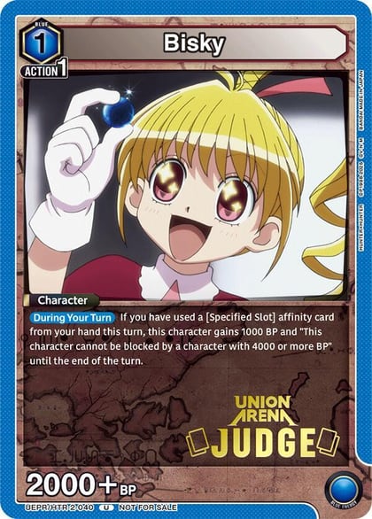 Bisky (040) (Judge Pack), Union Arena Promotion Cards UEPR/HTR-2-040