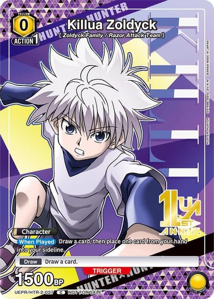 Killua Zoldyck (027), Union Arena Promotion Cards UEPR/HTR-2-027