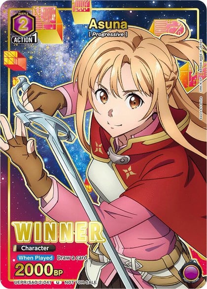 Asuna (041) (Winner), Union Arena Promotion Cards UEPR/SAO-2-041