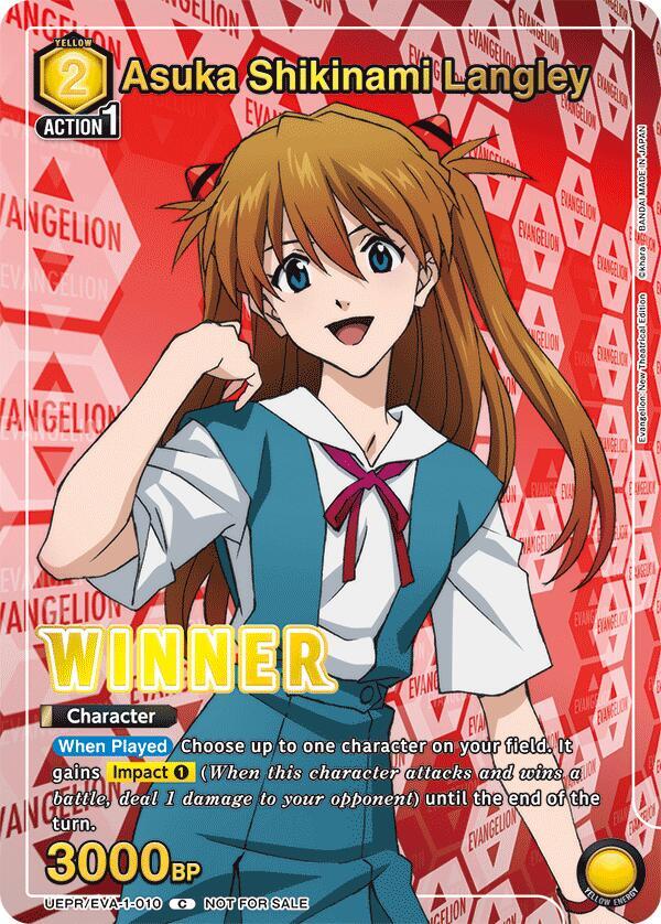 Asuka Shikinami Langley (Winner), Union Arena Promotion Cards UEPR/EVA-1-010