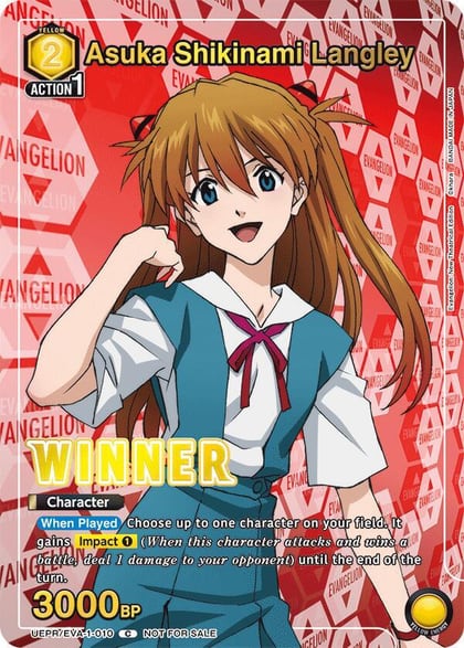 Asuka Shikinami Langley (Winner), Union Arena Promotion Cards UEPR/EVA-1-010