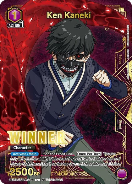 Ken Kaneki (Winner), Union Arena Promotion Cards UEPR/TKG-1-039