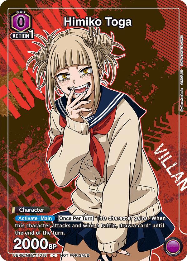 Himiko Toga, Union Arena Promotion Cards UEPR/MHA-1-018
