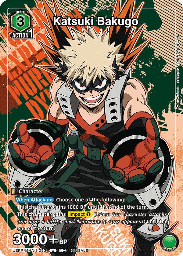 Katsuki Bakugo, Union Arena Promotion Cards UEPR/MHA-1-053