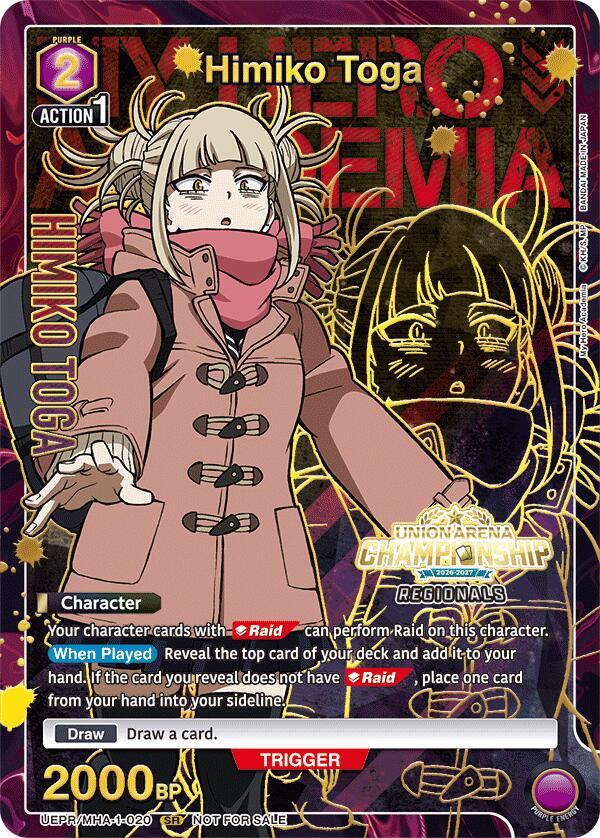 Himiko Toga (Regionals 26-27), Union Arena Promotion Cards UEPR/MHA-1-020