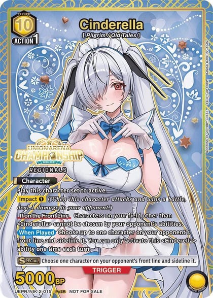 Cinderella (Regionals 26-27), Union Arena Promotion Cards UEPR/NIK-2-015