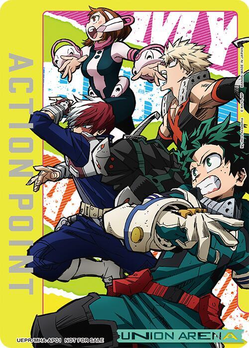 Action Point Card (AP01) (Special Promotion Pack 2026 Vol. 2) (My Hero Academia)), Union Arena Promotion Cards UEPR/MHA-AP01