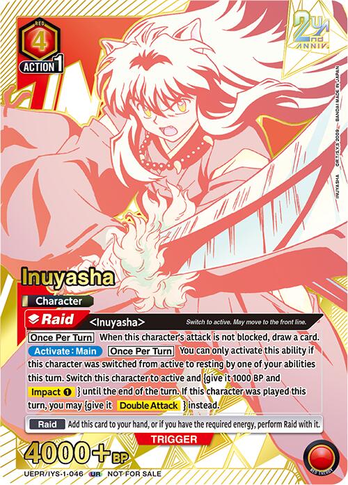 Inuyasha (046) (Second Place), Union Arena Promotion Cards UEPR/IYS-1-046