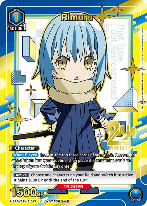 Rimuru (017) (Gold), Union Arena Promotion Cards UEPR/TSK-2-017