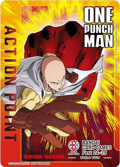Action Point Card (One Punch Man) (BANDAI Card Games Fest 24-25 World Tour), Union Arena Promotion Cards UEPR/OPM-AP01
