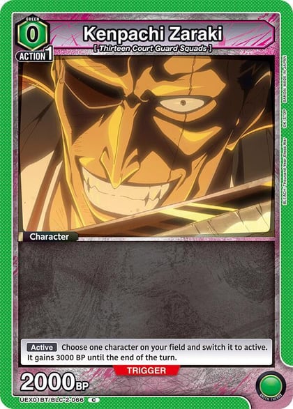 Kenpachi Zaraki (Box Topper Foil), UEX01BT: BLEACH: Thousand-Year Blood War Vol.2 UEX01BT/BLC-2-066