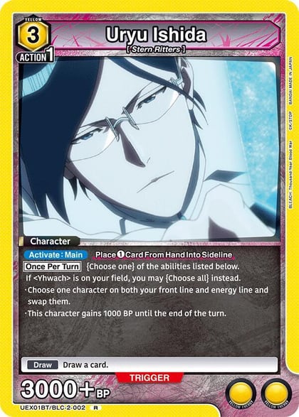 Uryu Ishida, UEX01BT: BLEACH: Thousand-Year Blood War Vol.2 UEX01BT/BLC-2-002