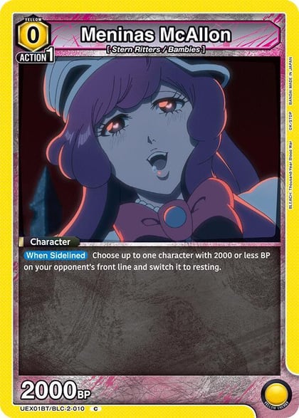 Meninas McAllon, UEX01BT: BLEACH: Thousand-Year Blood War Vol.2 UEX01BT/BLC-2-010
