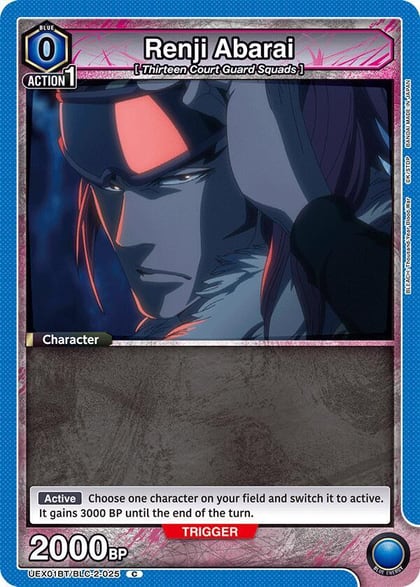 Renji Abarai (025), UEX01BT: BLEACH: Thousand-Year Blood War Vol.2 UEX01BT/BLC-2-025