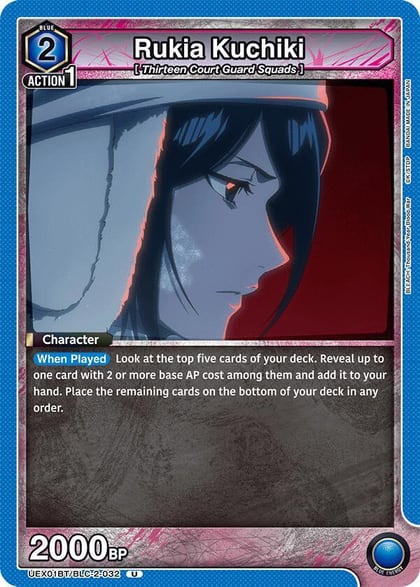 Rukia Kuchiki (032), UEX01BT: BLEACH: Thousand-Year Blood War Vol.2 UEX01BT/BLC-2-032