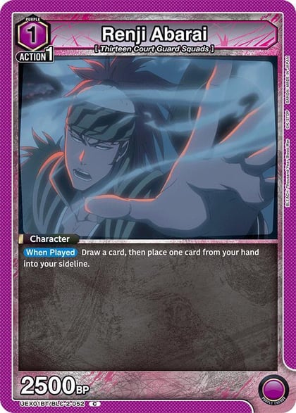 Renji Abarai (052), UEX01BT: BLEACH: Thousand-Year Blood War Vol.2 UEX01BT/BLC-2-052