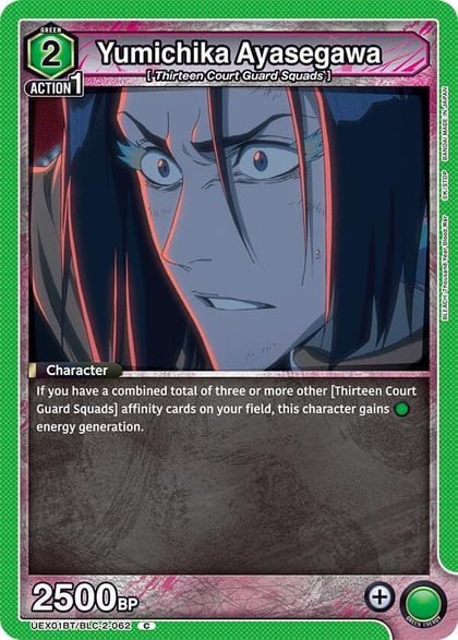 Yumichika Ayasegawa, UEX01BT: BLEACH: Thousand-Year Blood War Vol.2 UEX01BT/BLC-2-062