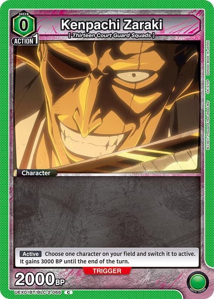 Kenpachi Zaraki (066), UEX01BT: BLEACH: Thousand-Year Blood War Vol.2 UEX01BT/BLC-2-066