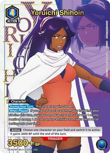 Yoruichi Shihoin (U*), UEX01BT: BLEACH: Thousand-Year Blood War Vol.2 UEX01BT/BLC-2-024