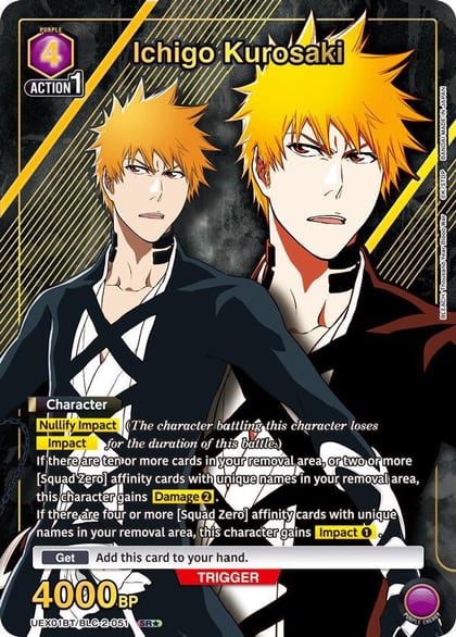 Ichigo Kurosaki (051) (SR*), UEX01BT: BLEACH: Thousand-Year Blood War Vol.2 UEX01BT/BLC-2-051